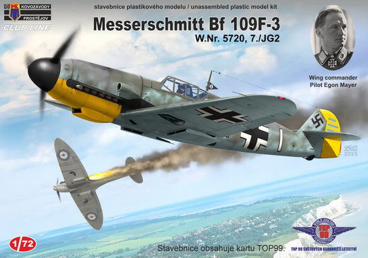 Kovozavody Prostejov CL7208 1:72 Messerschmitt Bf-109F-3 '7./JG 2 E. Mayer'