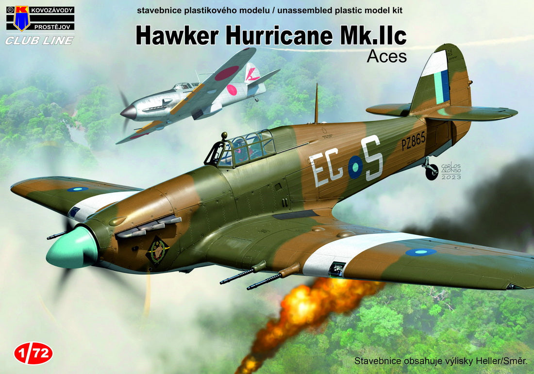 Kovozavody Prostejov CL7211 1:72 Hawker Hurricane Mk.IIC 'Aces'