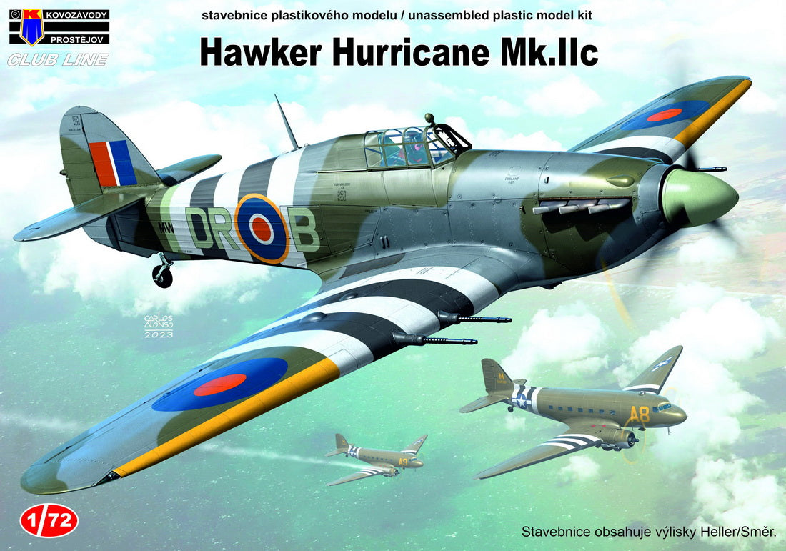 Kovozavody Prostejov CL7212 1:72 Hawker Hurricane Mk.IIC 'RAF'