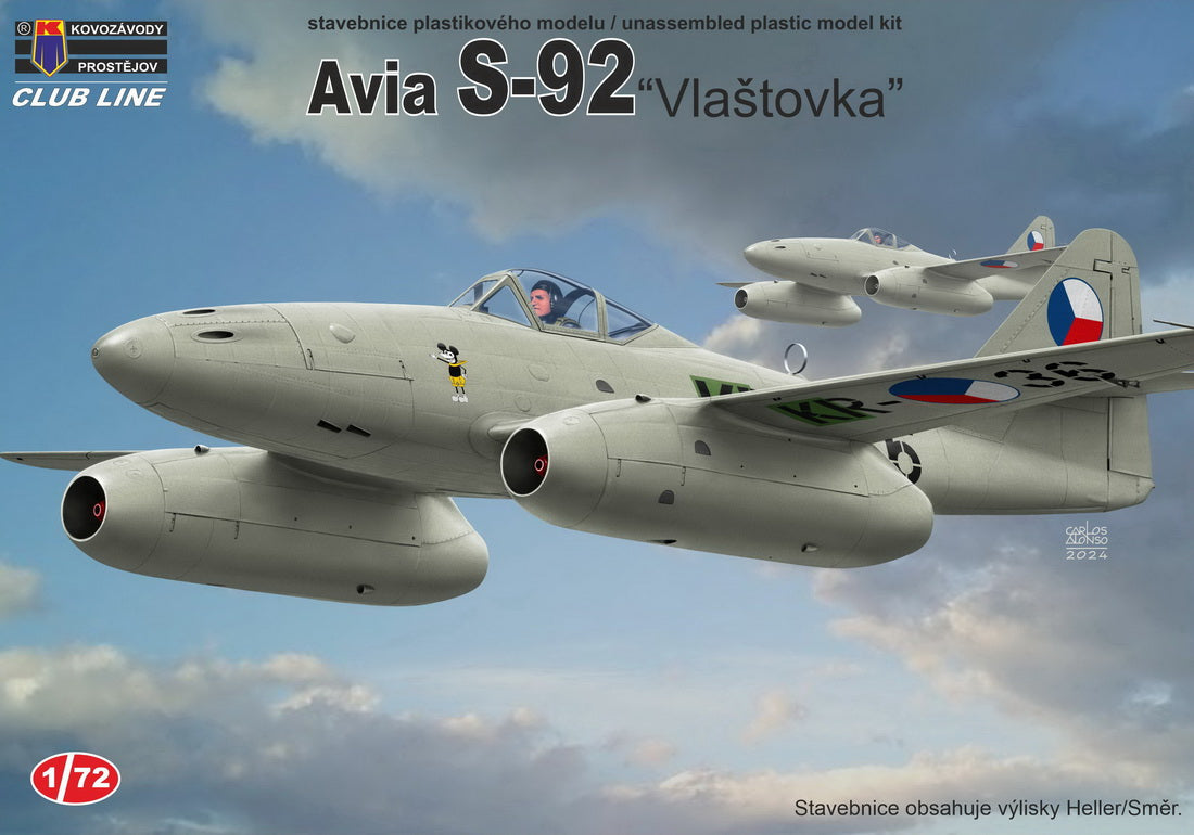 Kovozavody Prostejov CL7215 1:72 Avia S-92 'Vlaštovka/Schwalbe'