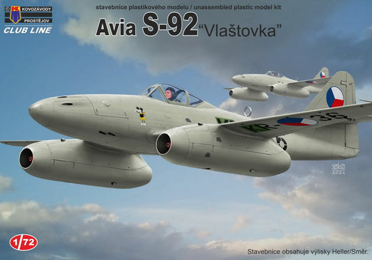 Kovozavody Prostejov CL7215 1:72 Avia S-92 'Vlaštovka/Schwalbe'