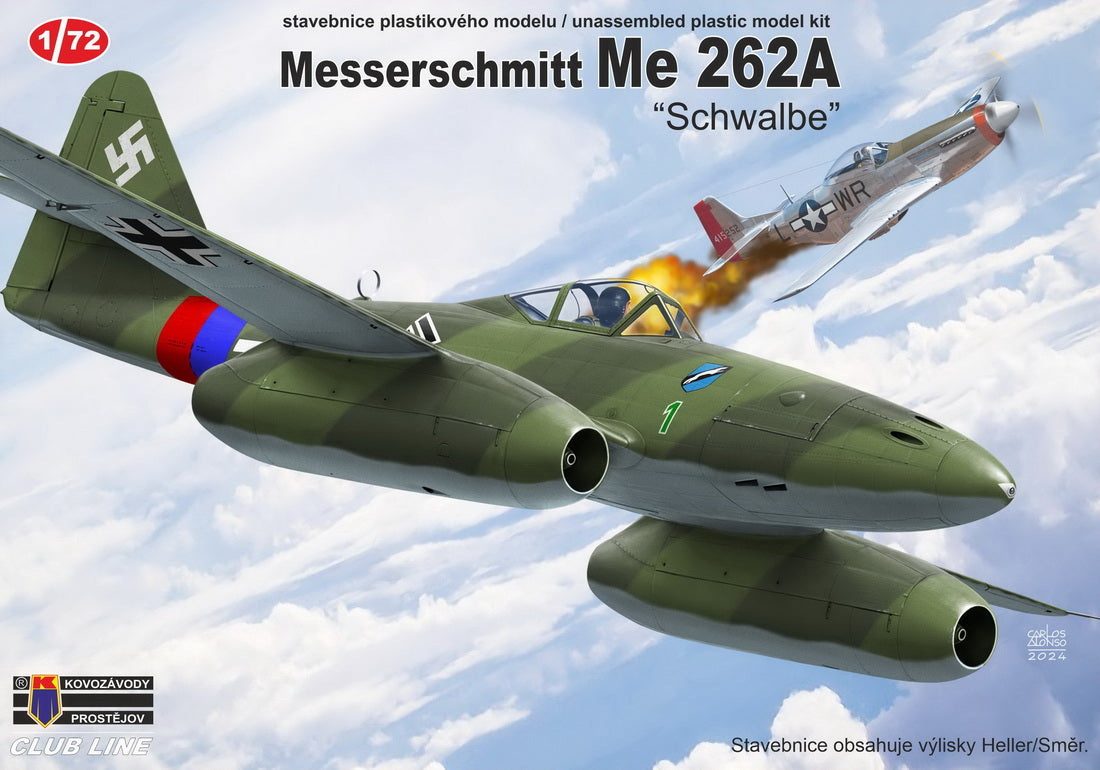 Kovozavody Prostejov CL7216 1:72 Messerschmitt Me-262A 'Schwalbe'