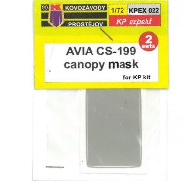 Kovozavody Prostejov EX7222 1:72 Avia CS-199 Canop & Wheel Paint Masks (2 sets)