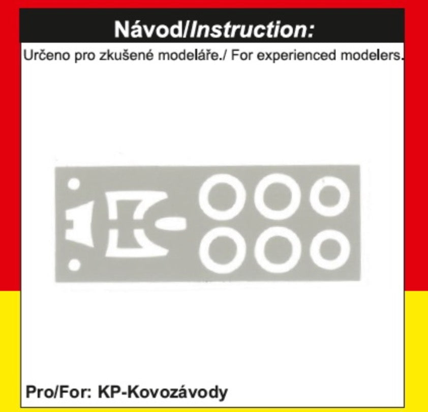Kovozavody Prostejov EX7252 1:72 Mikoyan MiG-21F-13 wheels and canopy frame paint mask