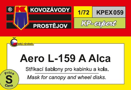 Kovozavody Prostejov KPEX059 1:72 L-159A/E