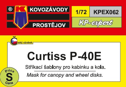 Kovozavody Prostejov KPEX062 1:72 Curtiss P-40E