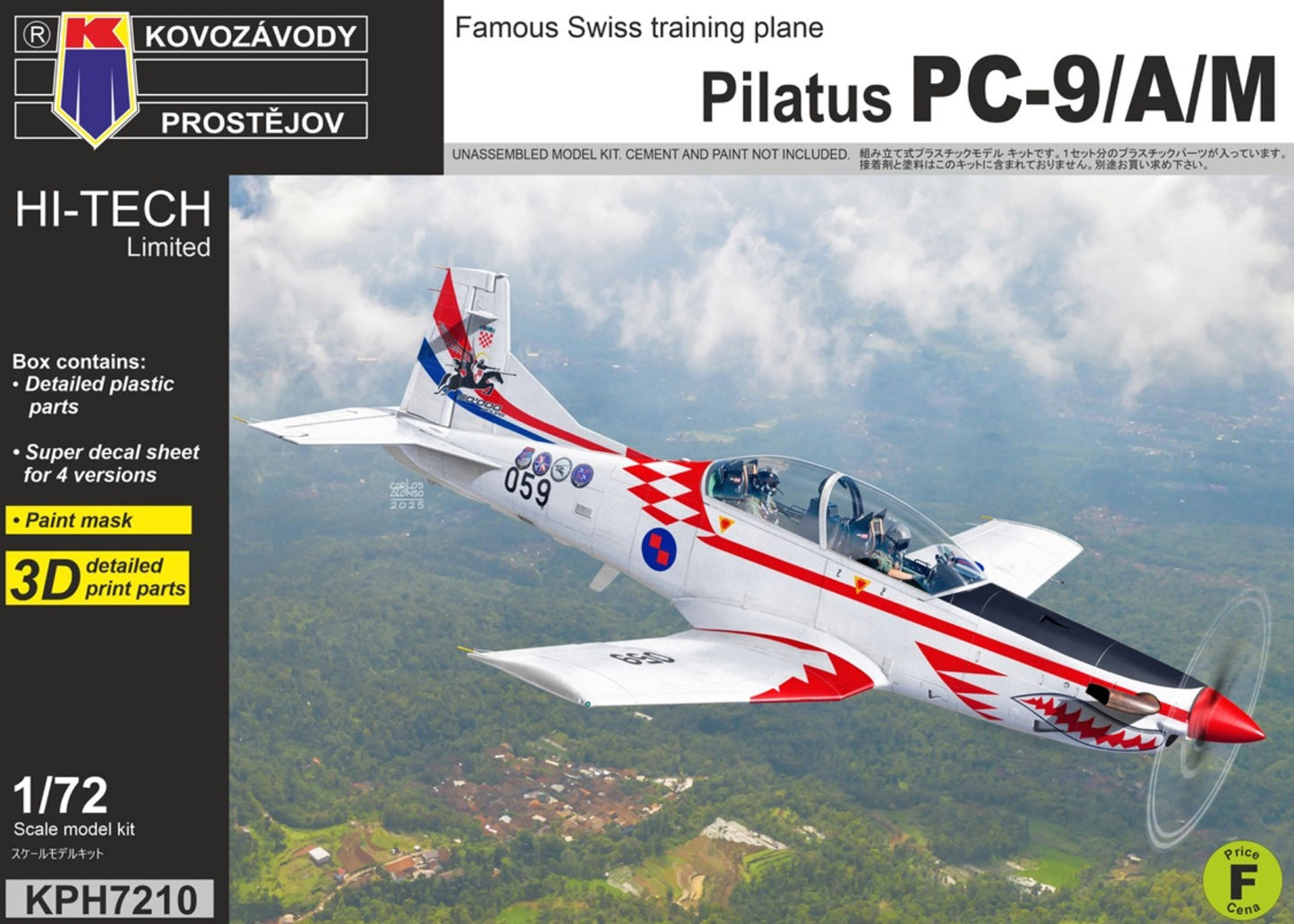 Kovozavody Prostejov KPH7210 1:72 Pilatus PC-9/A/M