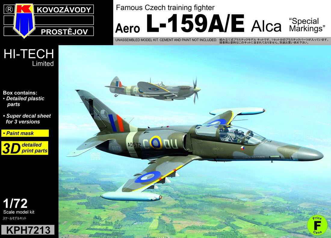 Kovozavody Prostejov KPH7213 1:72 Aero L-159A/E Alca 'Special Markings' re-release, Hi-tech edition