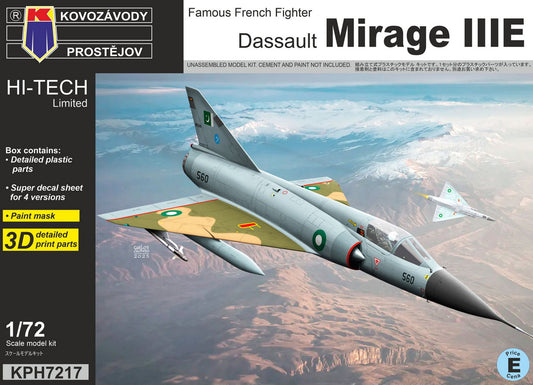Kovozavody Prostejov KPH7217 1:72 Dassault Mirage IIIE