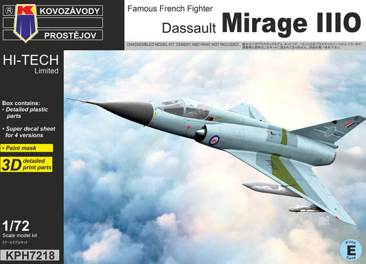 Kovozavody Prostejov KPH7218 1:72 Dassault Mirage IIIO