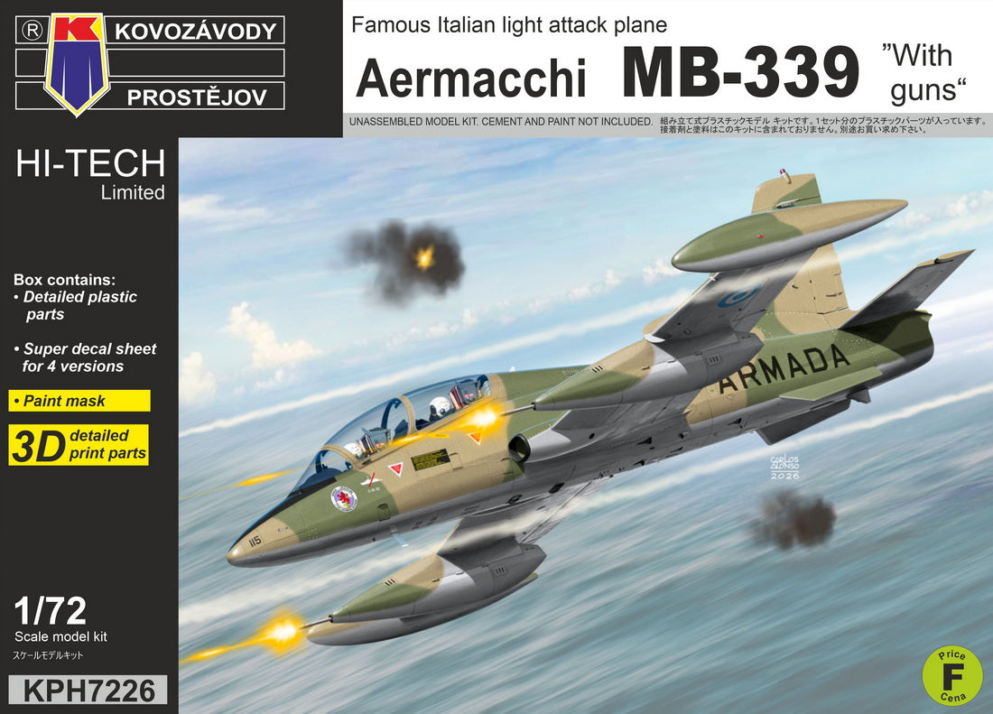 Kovozavody Prostejov KPH7226 1:72 Aermacchi MB-339 'Light Attack' (Hi-Tech)