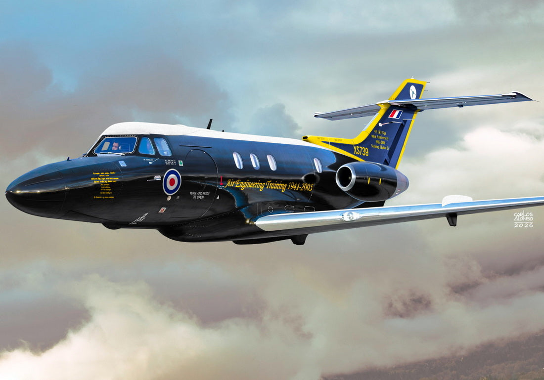 Kovozavody Prostejov KPH7229 1:72 Hawker-Siddeley HS.125 Dominie T.1 'Black & White'