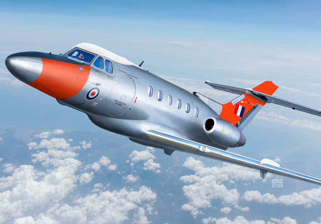 Kovozavody Prostejov KPH7231 1:72 Hawker-Siddeley HS.125 Dominie T.1