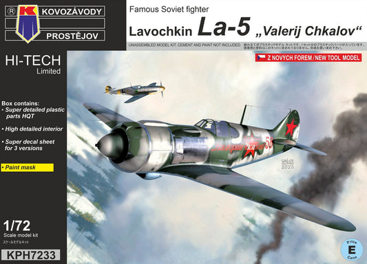 Kovozavody Prostejov KPH7233 1:72 Lavochkin La-5 'Valeriy Chkalov' incl. paint mask
