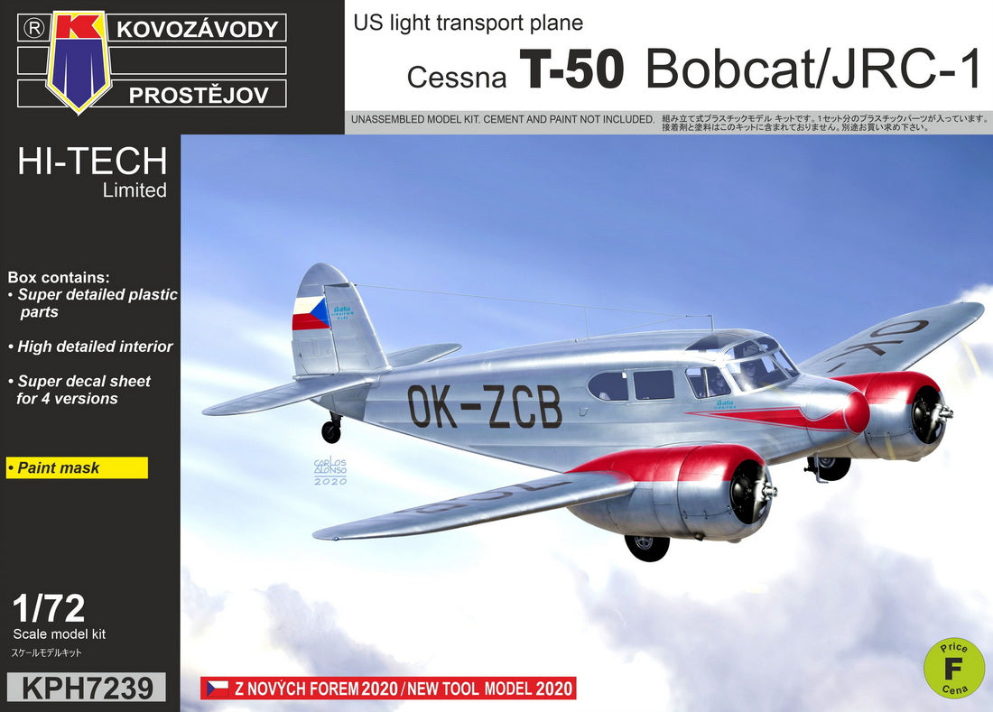 Kovozavody Prostejov KPH7239 1:72 Cessna T-80 Bobcat/JRC-1 incl. paint mask