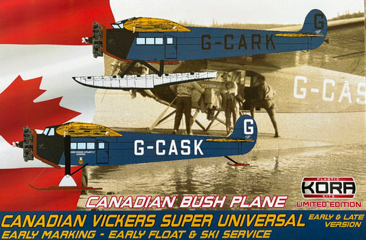 Kora K72206 1:72 Canadian Vickers Super Universal-early (Float, ski service)