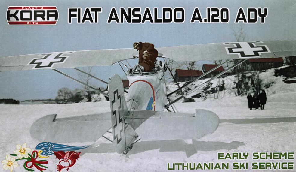 Kora K72217 1:72 Ansaldo A.120 Ady Lithuanian in ski service early scheme