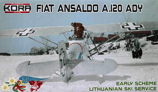 Kora K72217 1:72 Ansaldo A.120 Ady Lithuanian in ski service early scheme