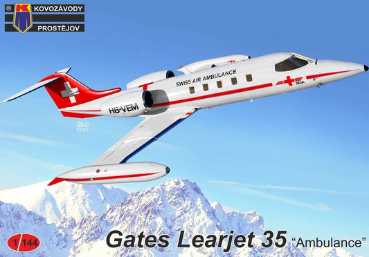 Kovozavody Prostejov 14409 1:144 Gates Learjet 35 Ambulance