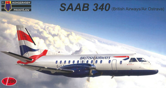 Kovozavody Prostejov KPM2002 1:200 Saab 340 British Airways, Air Ostrava