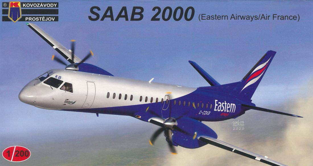 Kovozavody Prostejov KPM2004 1:200 Saab 2000 Eastern Airways, Air France