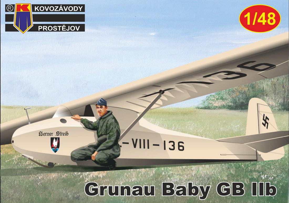 Kovozavody Prostejov 4813 1:48 Grunau Baby IIb (ex-Fly)