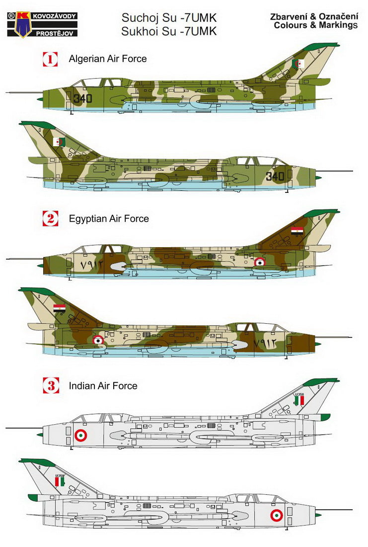 Kovozavody Prostejov 4820 1:48 Sukhoi Su-7UMK 'Moujik International' (ex-KP/OEZ)