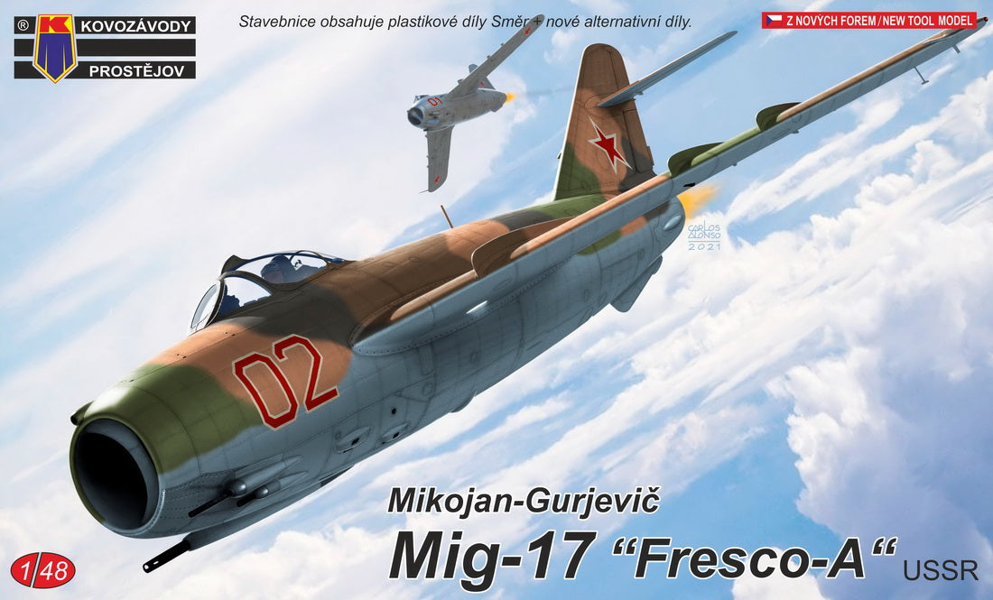 Kovozavody Prostejov 4823 1:48 Mikoyan MiG-17 Fresco-A 'Soviet VVS' (ex-Smer)