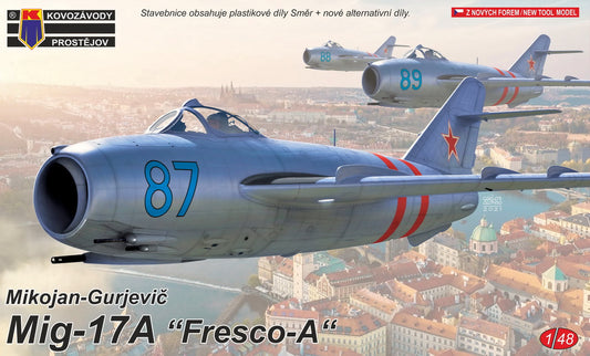 Kovozavody Prostejov 4824 1:48 Mikoyan MiG-17A Fresco-A (ex-Smer)