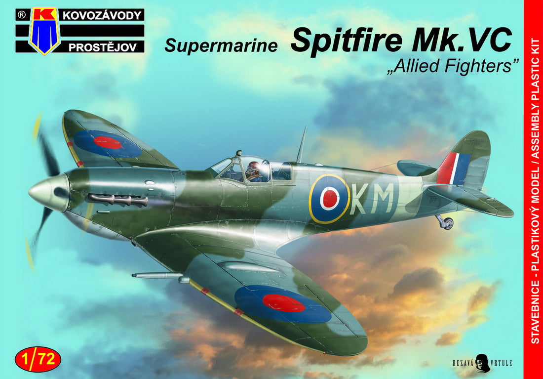 Kovozavody Prostejov 72124 1:72 Supermarine Spitfire Mk.VC 'Allied Fighter Aces'