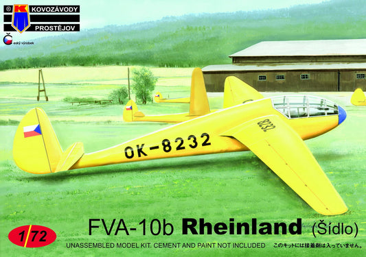 Kovozavody Prostejov 72154 1:72 FVA-10b Sidlo 'Czechoslovak Aeroclubs' (Gliders)