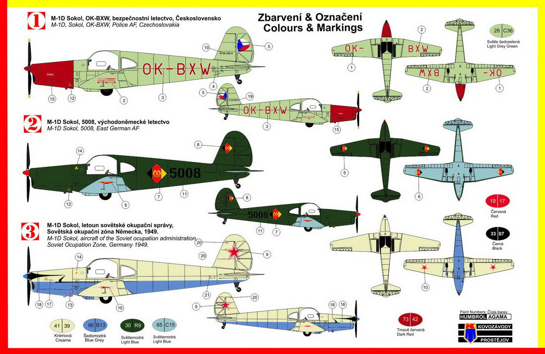 Kovozavody Prostejov 72156 1:72 Mraz M-1D Sokol