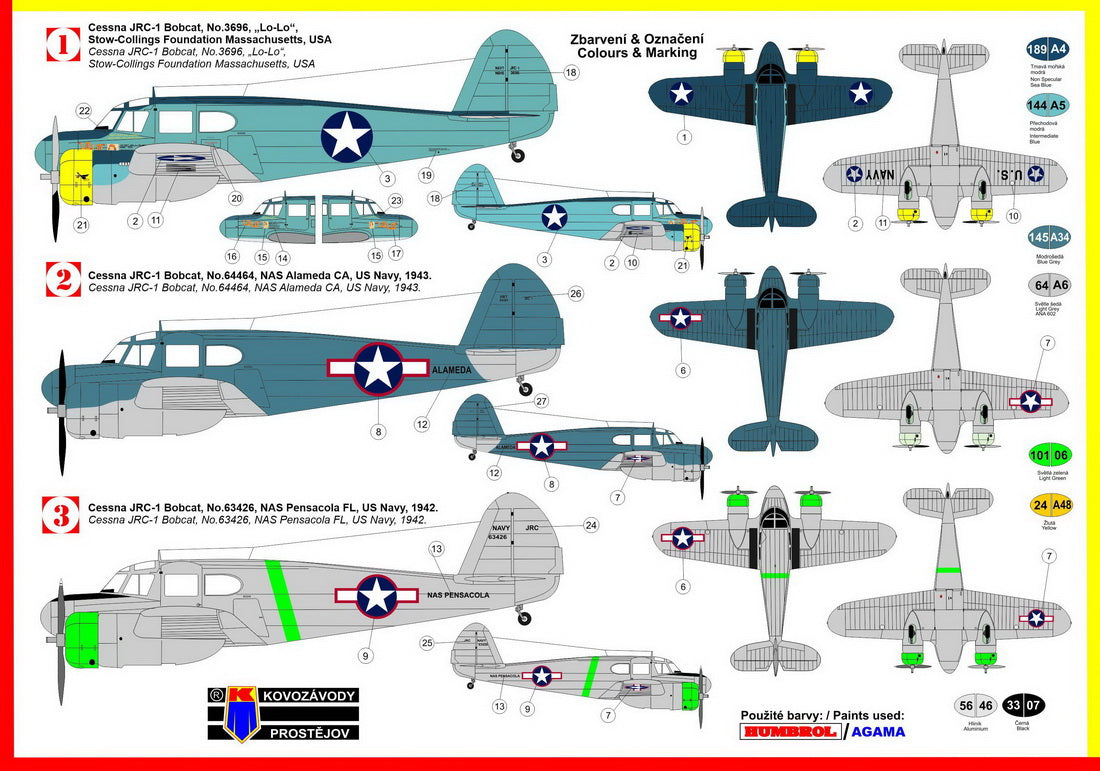 Kovozavody Prostejov 72170 1:72 Cessna JRC-1 'Bobcat' US Navy