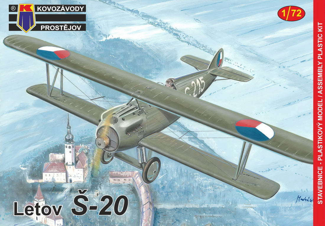Kovozavody Prostejov 72195 1:72 Letov S-20 'Czechoslovak AF & Civil' re-box, new decals