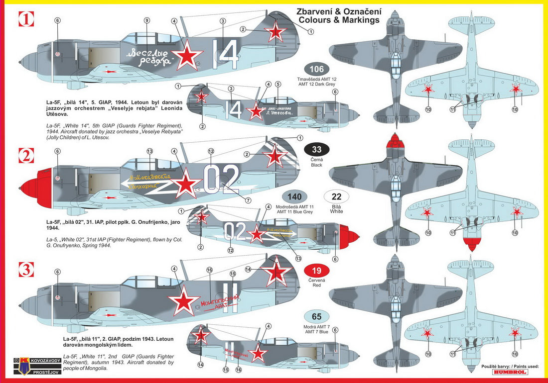 Kovozavody Prostejov 72206 1:72 Lavochkin La-5F 'Late'