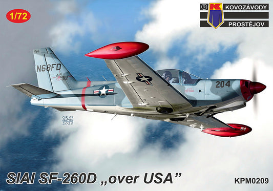 Kovozavody Prostejov 72209 1:72 SIAI SF-260D 'Over USA'