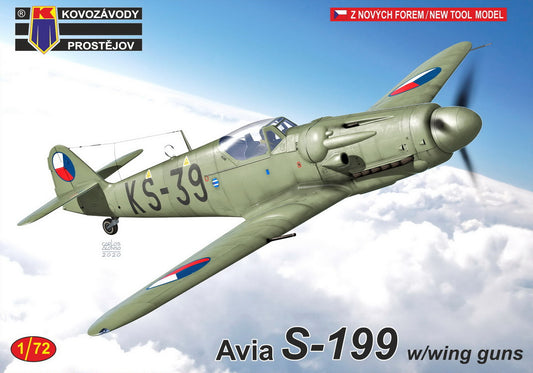 Kovozavody Prostejov 72218 1:72 Avia S-199 with Wing-Mounted MG 17 MG