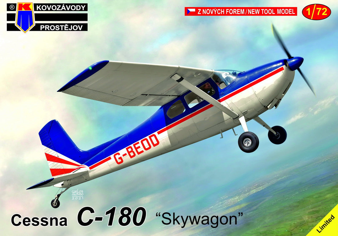 Kovozavody Prostejov 72236 1:72 Cessna C-180 'Civil' (UK, Czech Rep., USA)