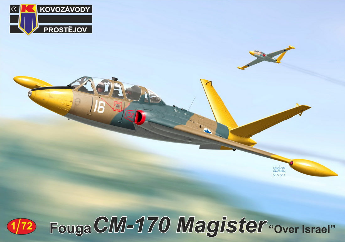 Kovozavody Prostejov 72243 1:72 Fouga CM.170 Magister 'Over Israel'