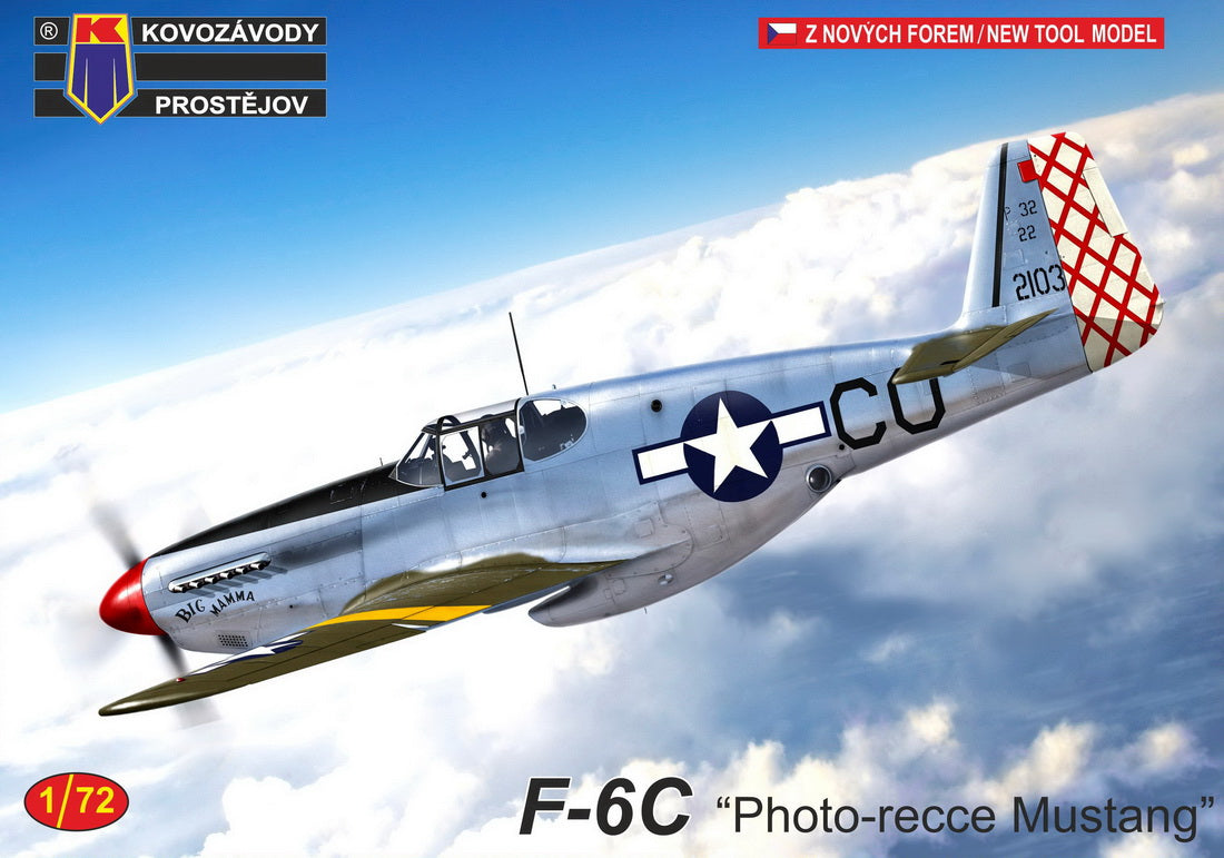 Kovozavody Prostejov 72246 1:72 North-American F-6C 'Photo-Recce Mustang'