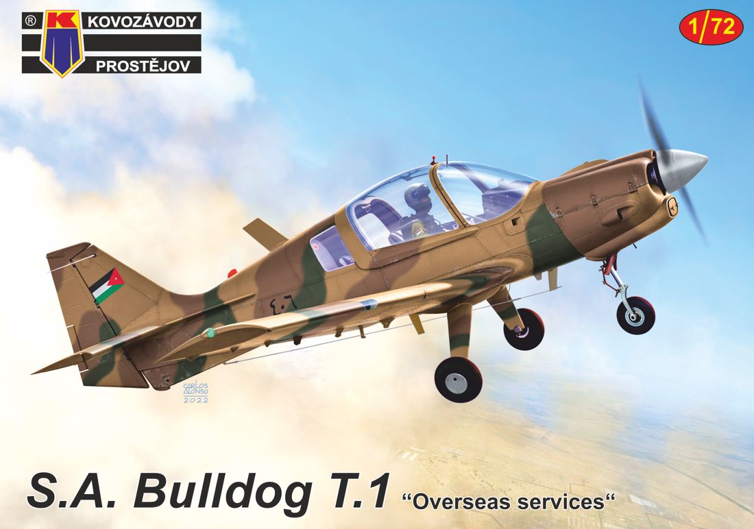 Kovozavody Prostejov 72301 1:72 Scottish-Aviation Bulldog T.1 'Overseas service'