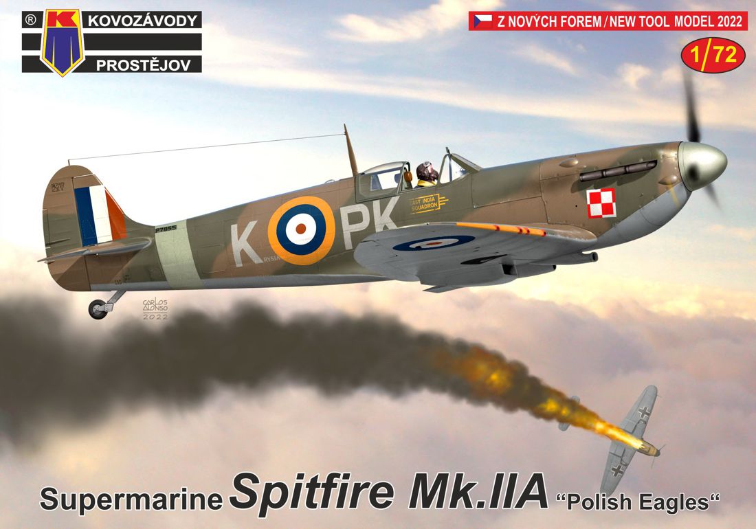 Kovozavody Prostejov 72303 1:72 Supermarine Spitfire Mk.IIA 'Polish Eagles'