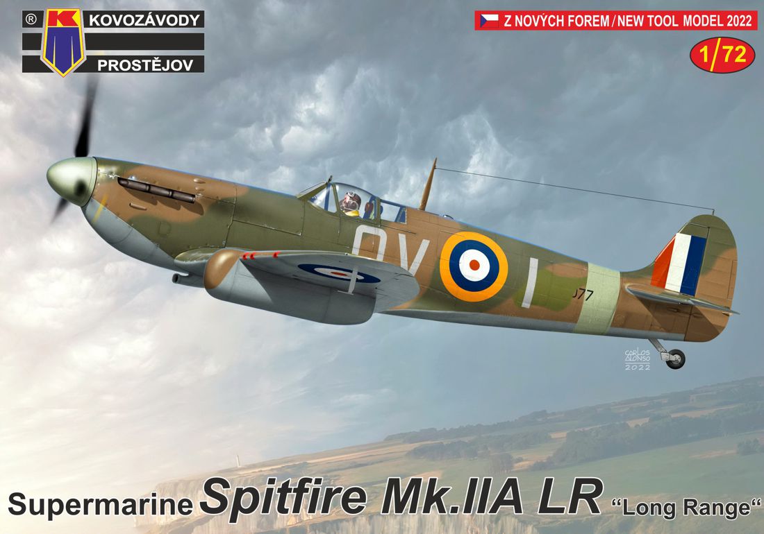 Kovozavody Prostejov 72305 1:72 Supermarine Spitfire Mk.IIA LR 'Long Range'