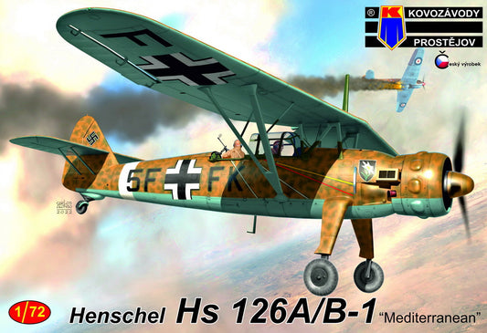 Kovozavody Prostejov 72337 1:72 Henschel Hs-126A/B-1 âMediterraneanÊ¼