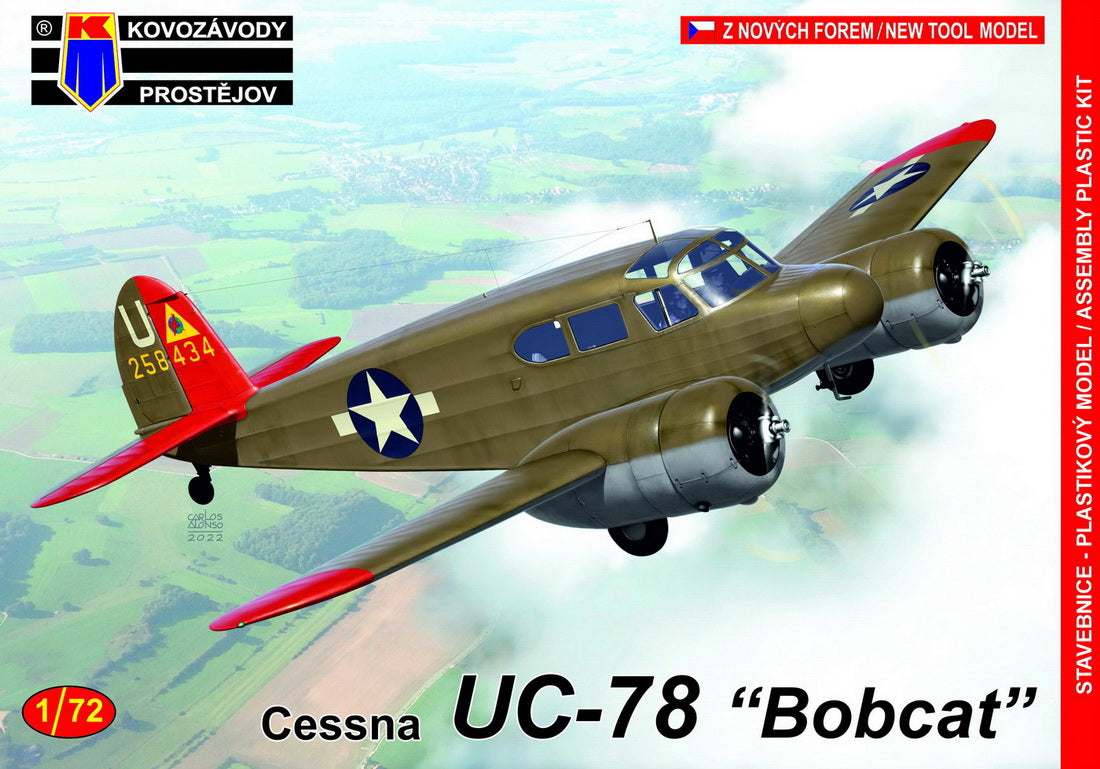 Kovozavody Prostejov 72349 1:72 Cessna UC-78 'Bobcat'