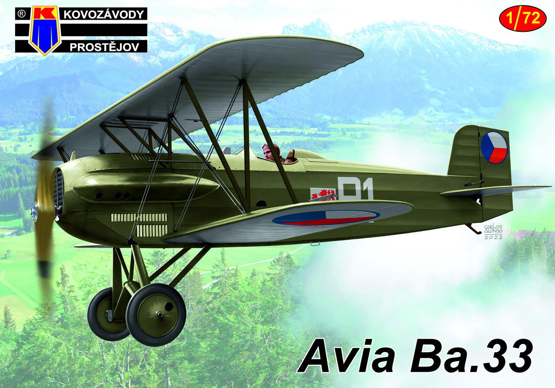 Kovozavody Prostejov 72352 1:72 Avia Ba.33 'Czechoslovak AF'