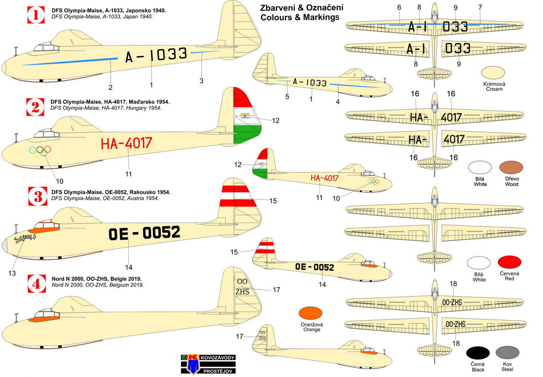 Kovozavody Prostejov 72355 1:72 DFS Olympia 'Silence in the Sky'