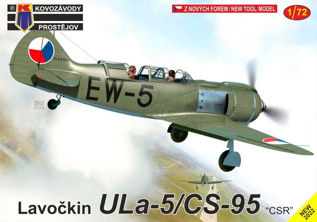 Kovozavody Prostejov 72361 1:72 Lavochkin ULa-5/CS-95 'CzAF' Two Seater