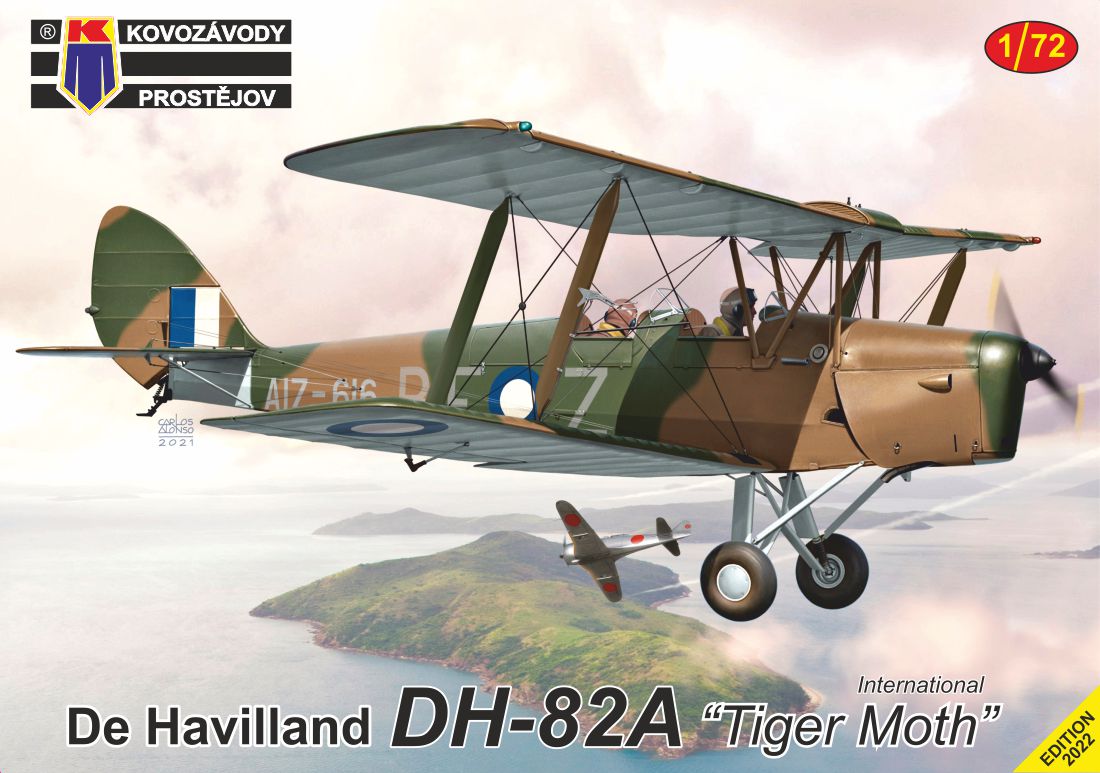 Kovozavody Prostejov 72364 1:72 de Havilland DH-82A Tiger Moth 'International'