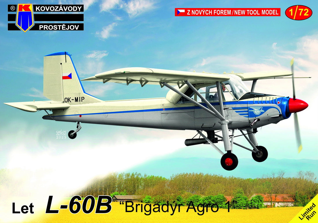 Kovozavody Prostejov 72393 1:72 Let L-60B 'Brigadyr Agro 1'